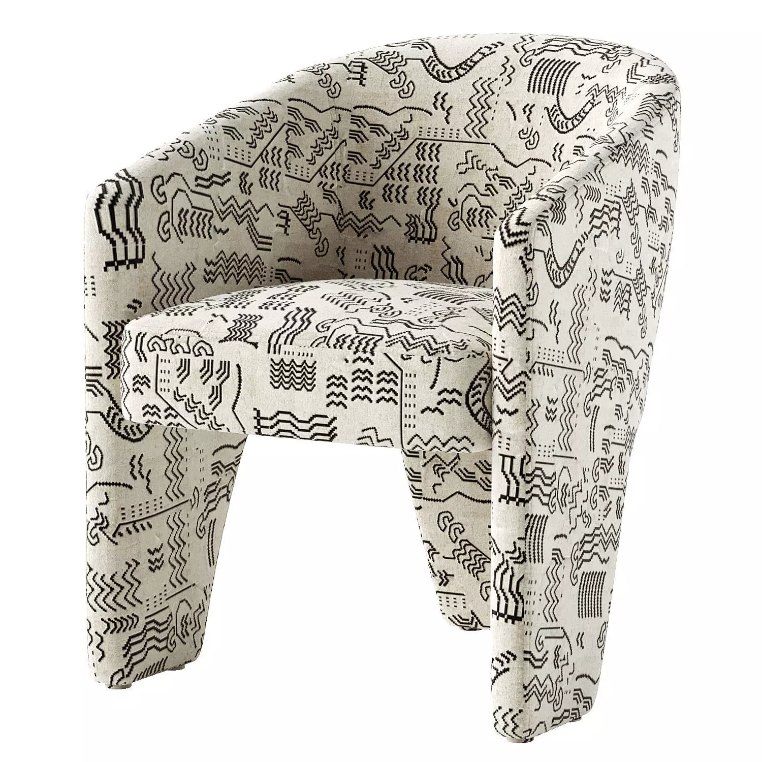 Fae Dining Chair 3D model_3