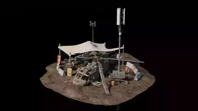 Warzone - Downed Chopper