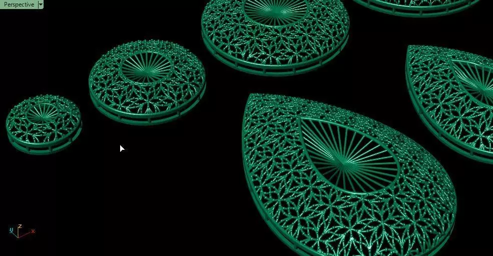 Tear and circle service parts 3D print model_2