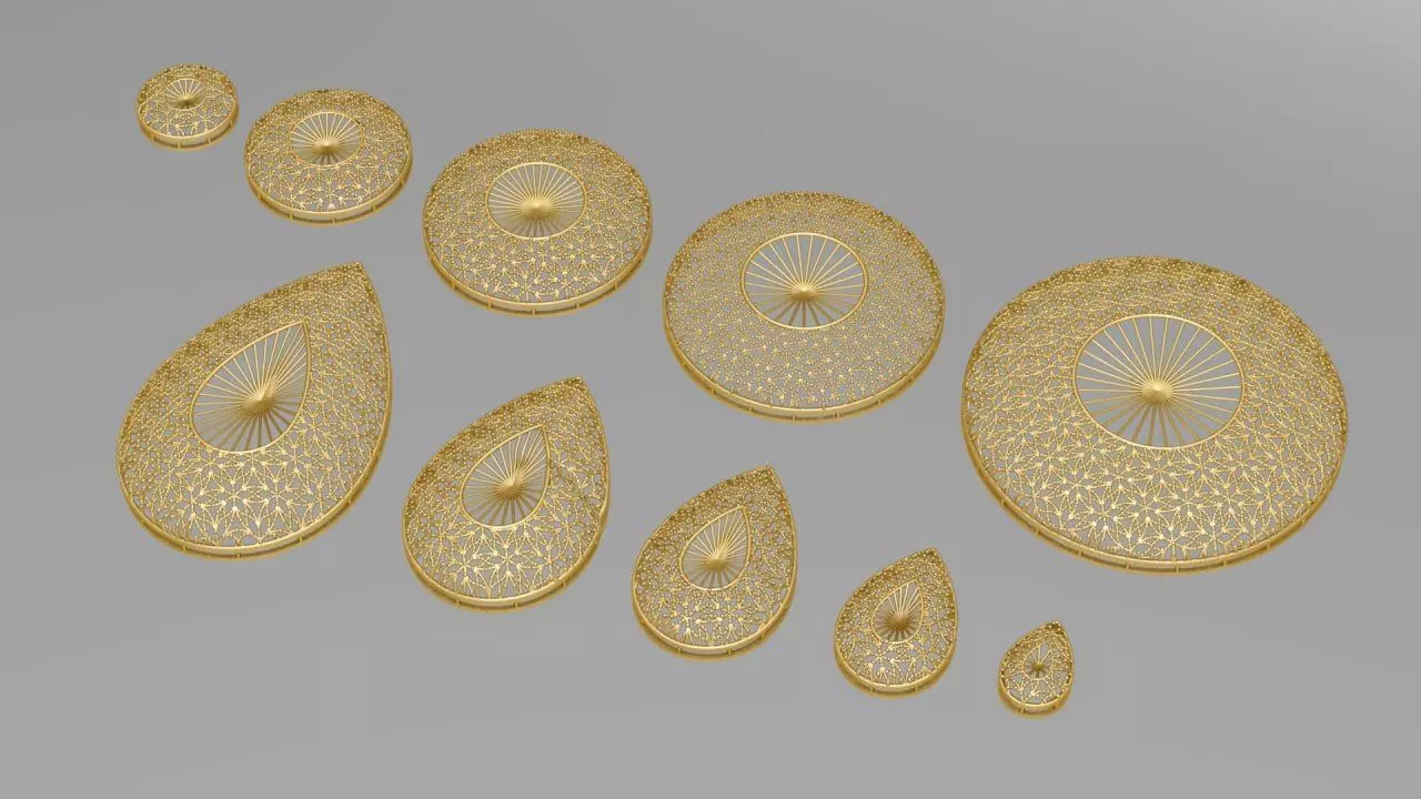 Tear and circle service parts 3D print model_0