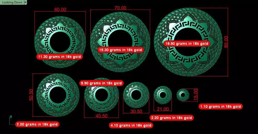 1point5 to 8 cm kurdish fusion cut service parts 3D print model_5