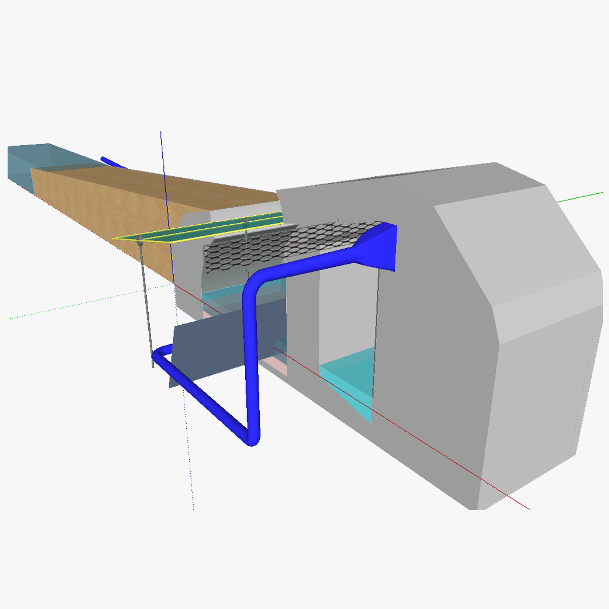 Seawater solar distillation 3D print model_2