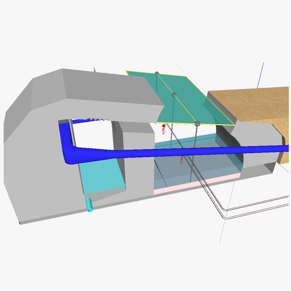 Seawater solar distillation 3D print model_3