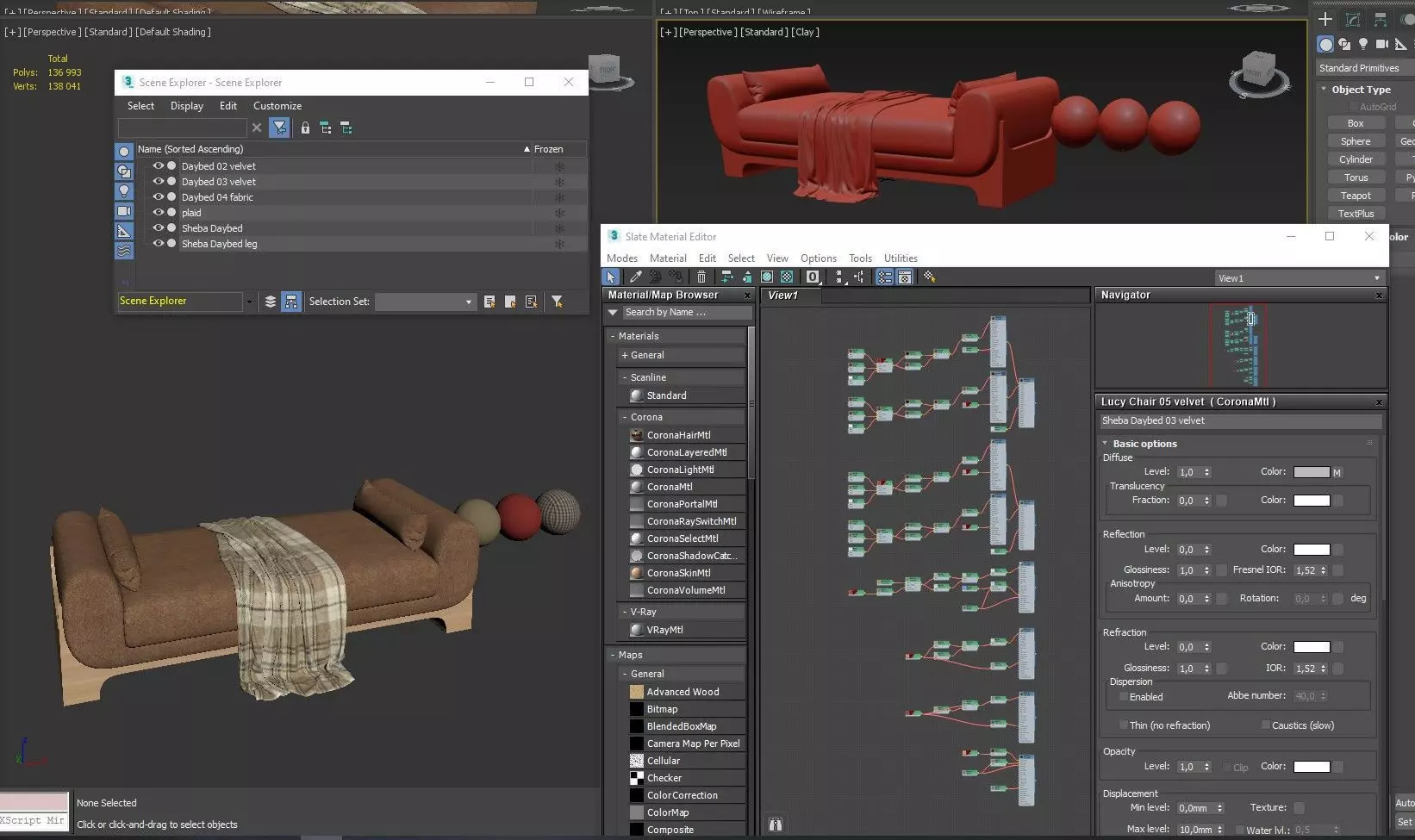Sheba Daybed 3D model_8