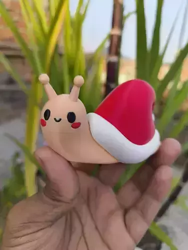 Christmas Special - Cute little Snail Santa Hat