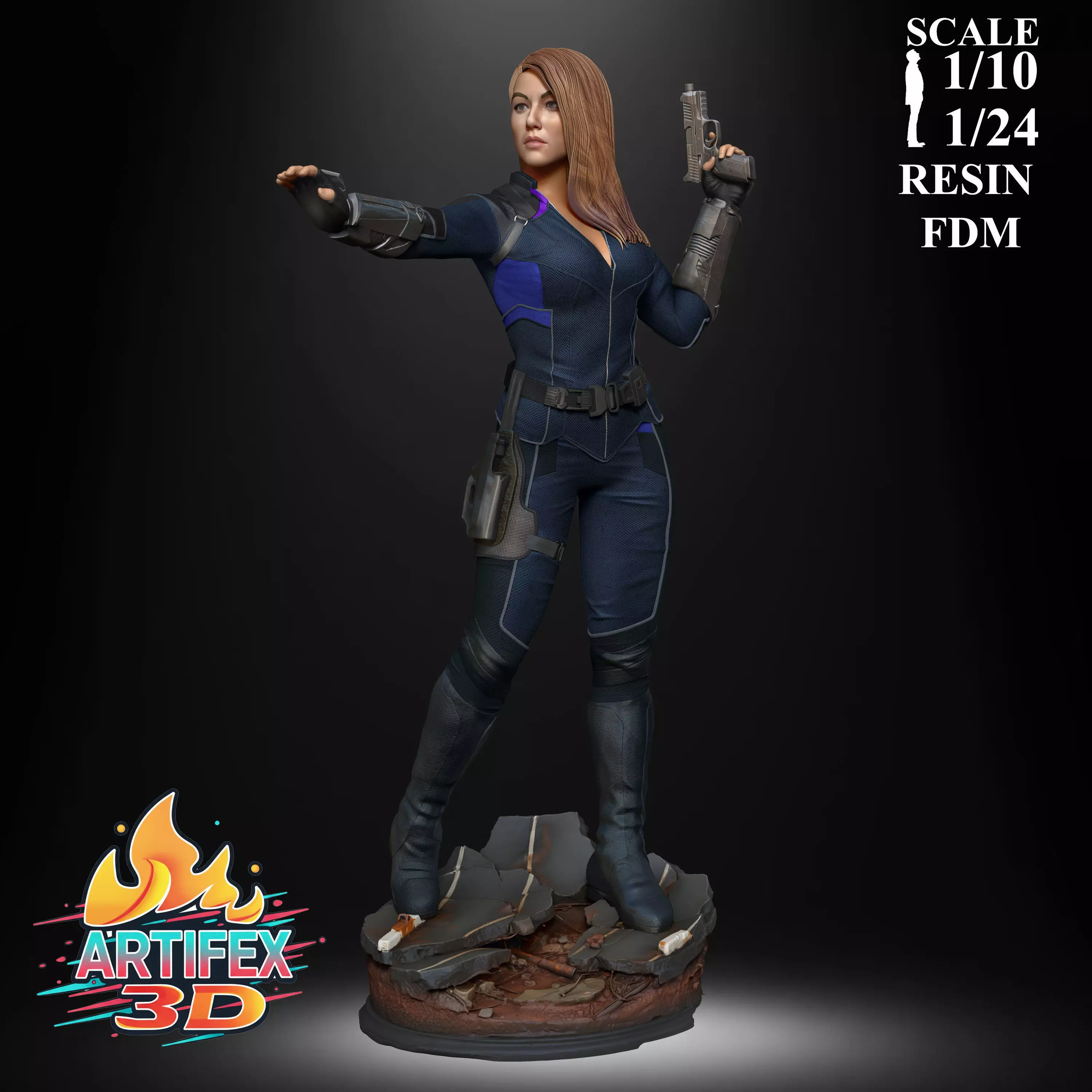 Daisy Johnson 3D print model