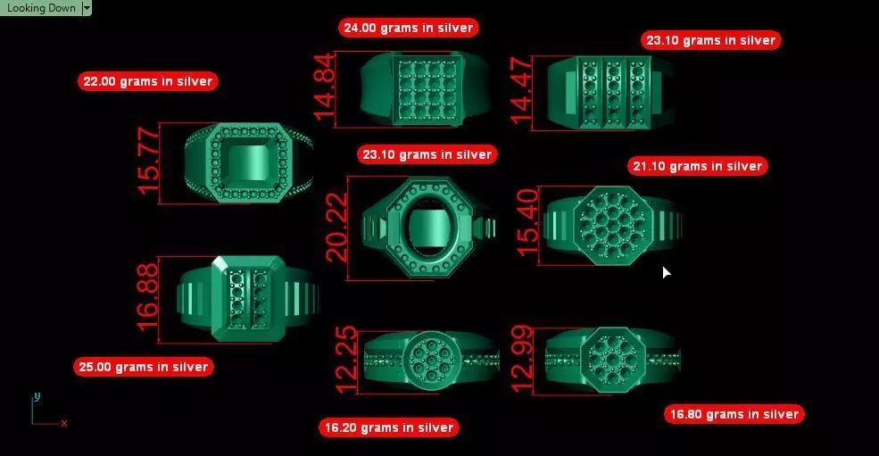 All mixed rings 2 3D print model_5