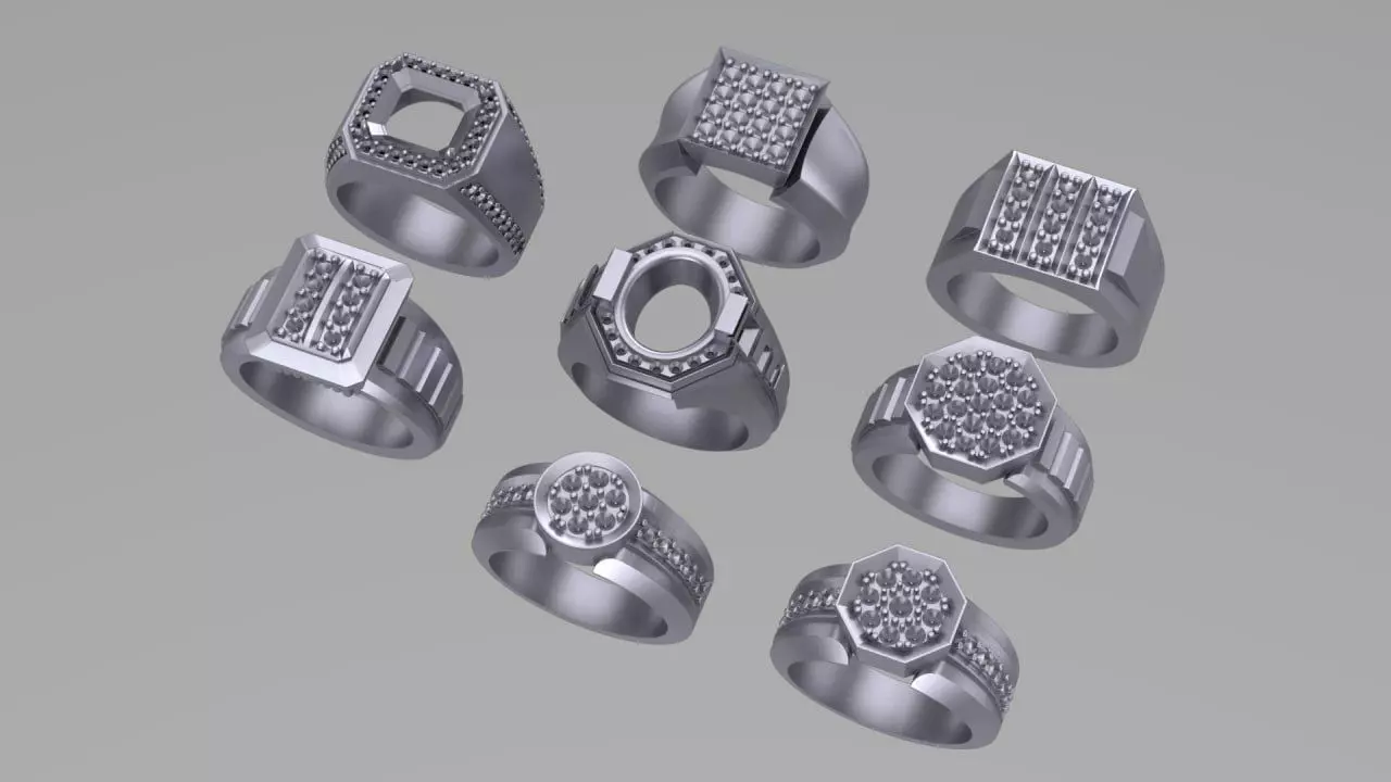 All mixed rings 2 3D print model_0
