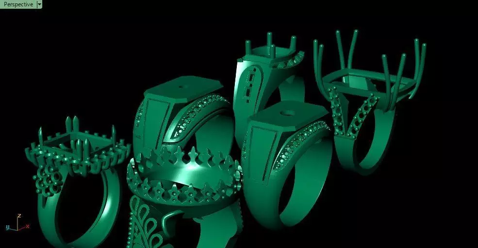 All mixed rings 3 3D print model_3