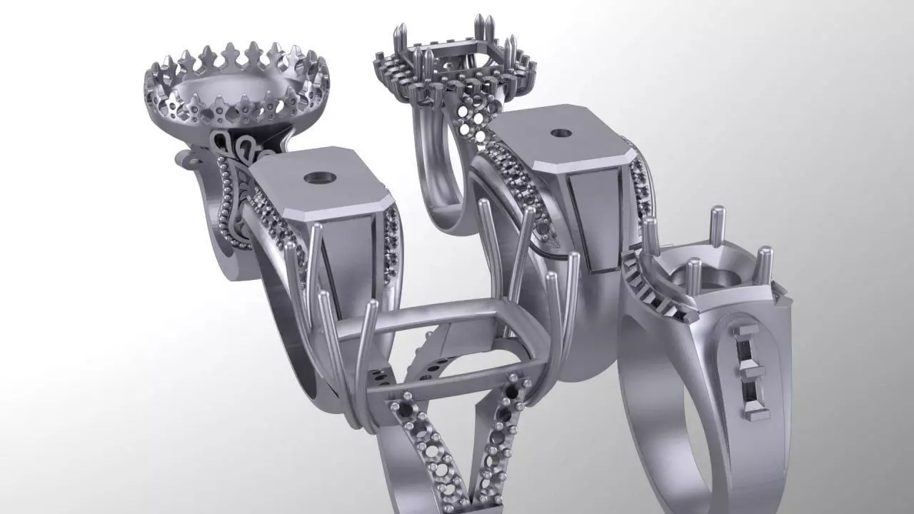 All mixed rings 3 3D print model_1