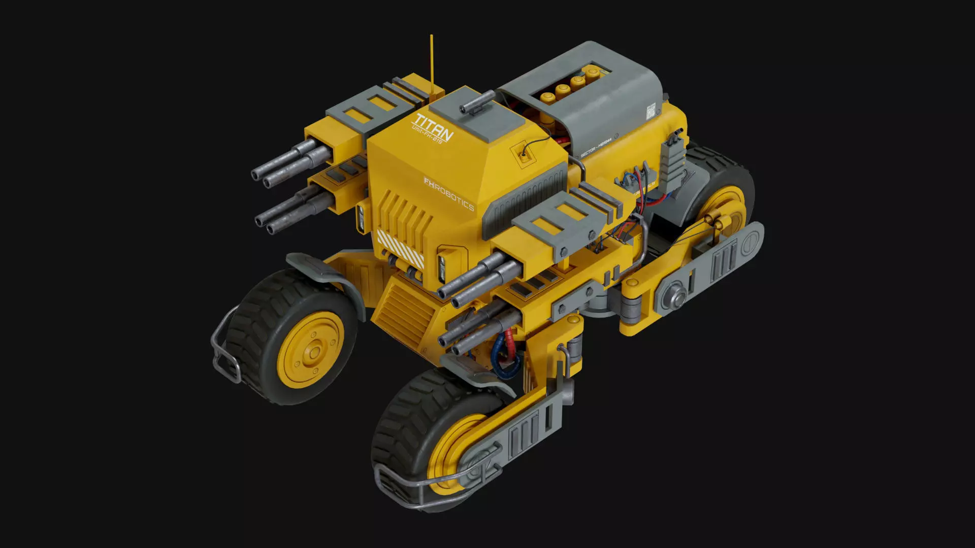 UGV Concept-2-Yellow 3D model_8