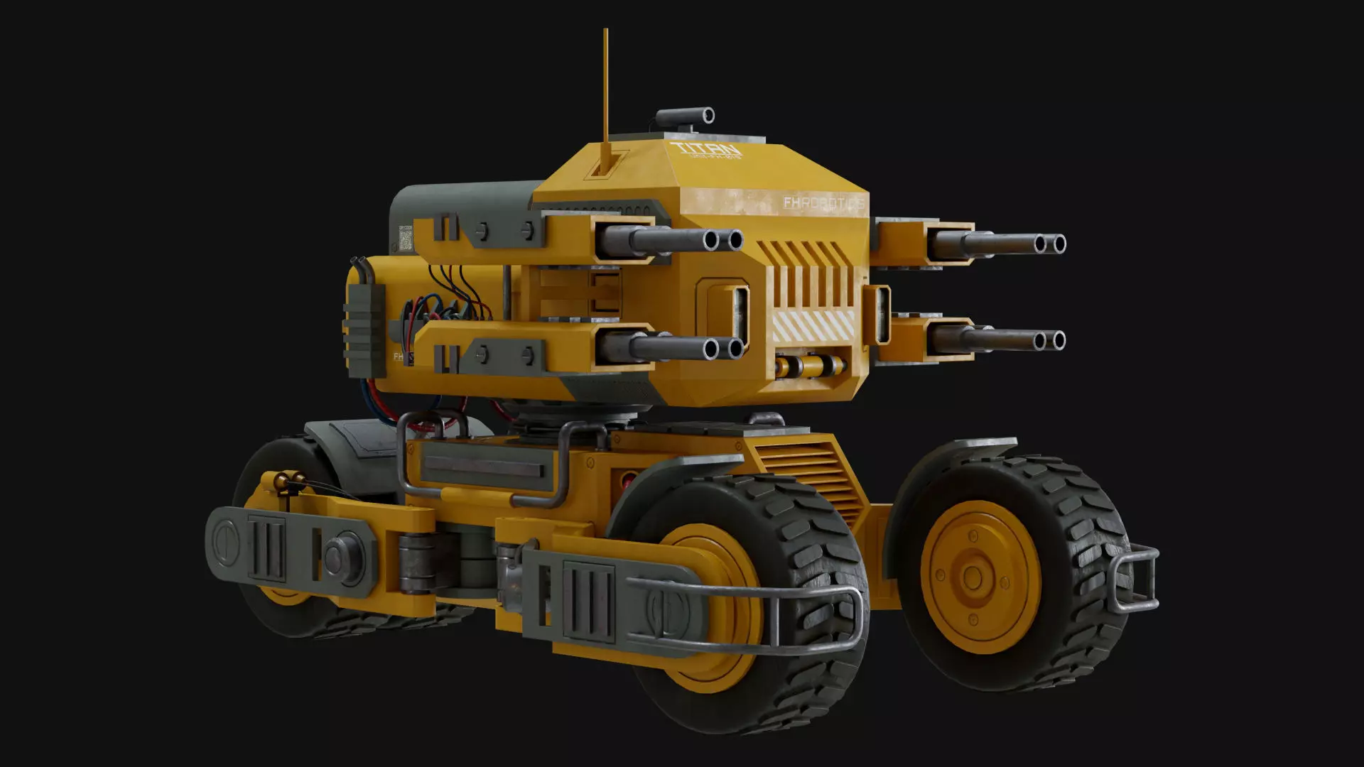 UGV Concept-2-Yellow 3D model_7
