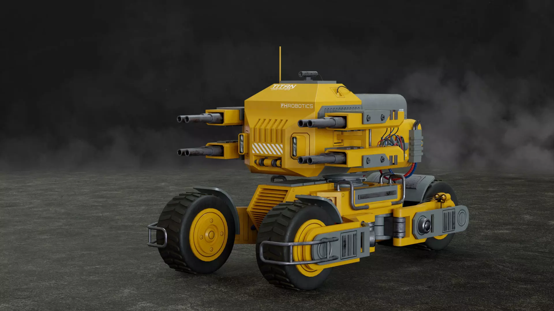 UGV Concept-2-Yellow 3D model_1