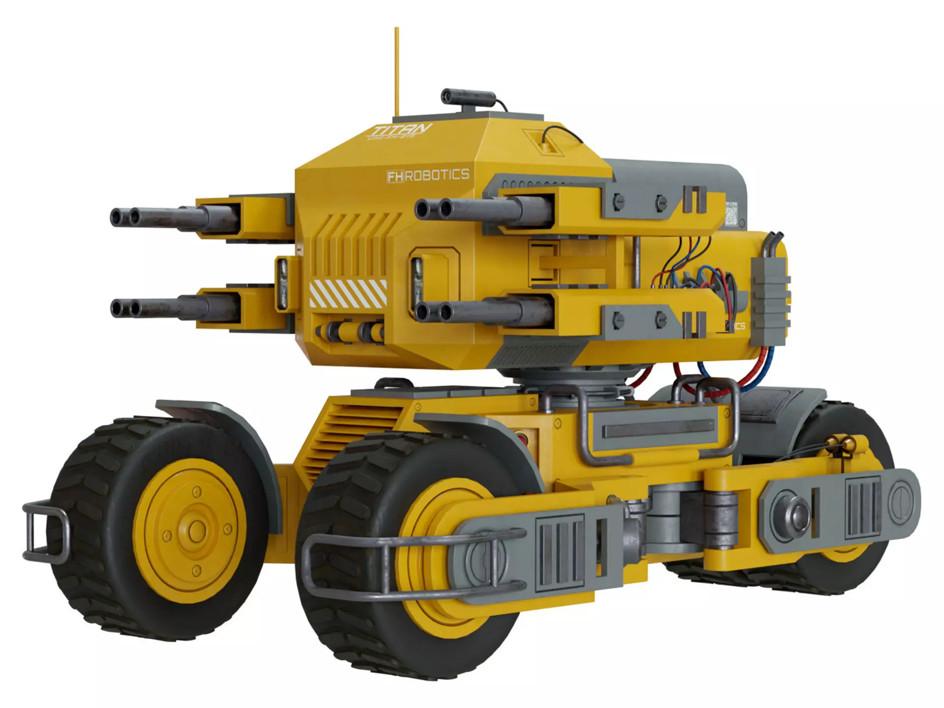 UGV Concept-2-Yellow 3D model_0