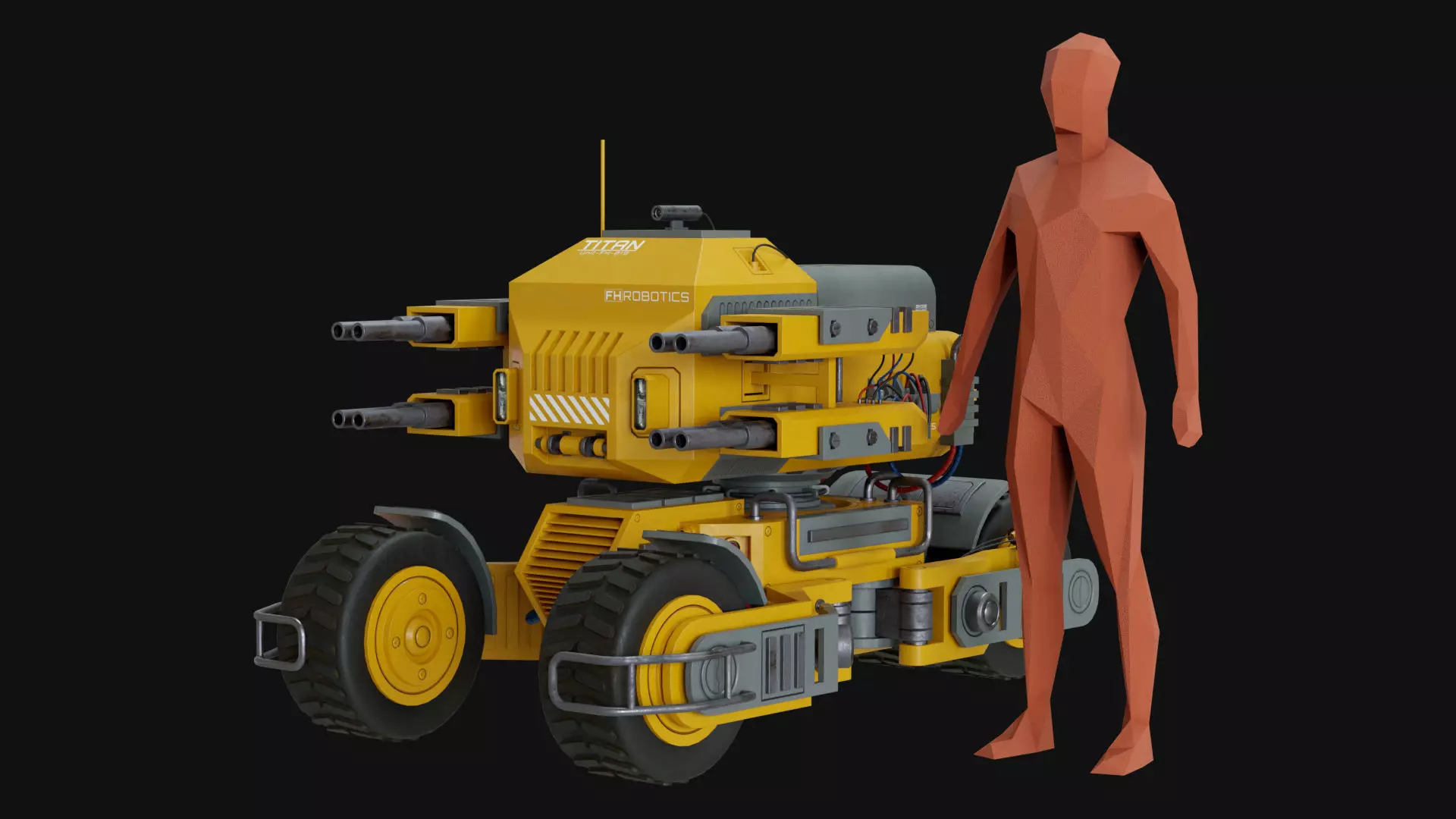 UGV Concept-2-Yellow 3D model_3