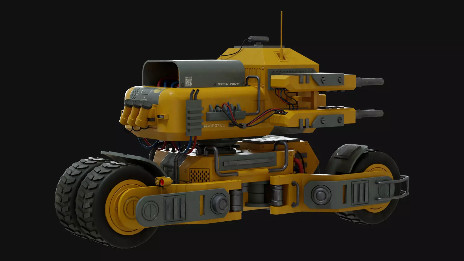 UGV Concept-2-Yellow 3D model_6