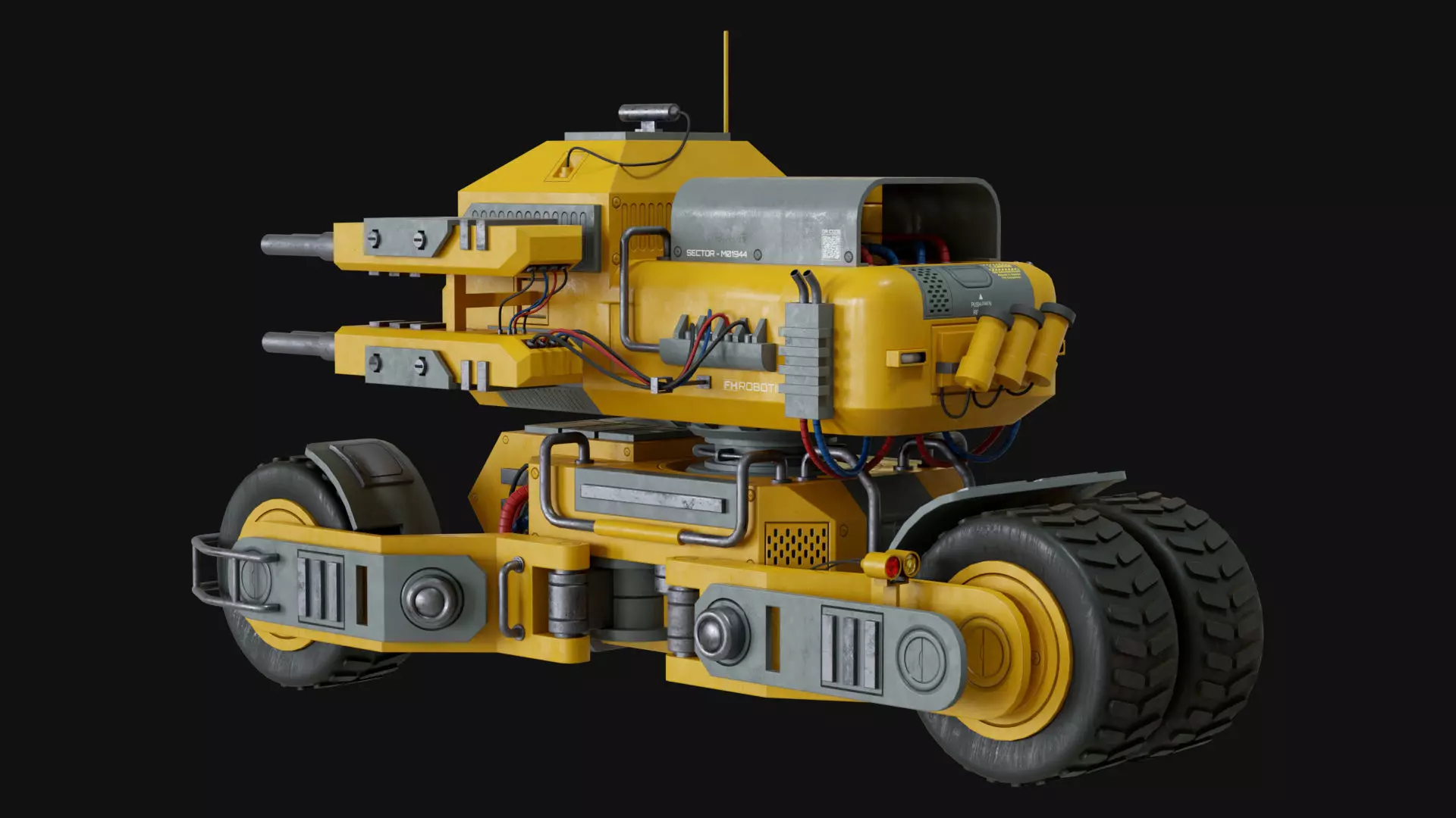 UGV Concept-2-Yellow 3D model_5
