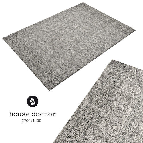 Carpet HouseDoctor chodnik tkany flower 3D model