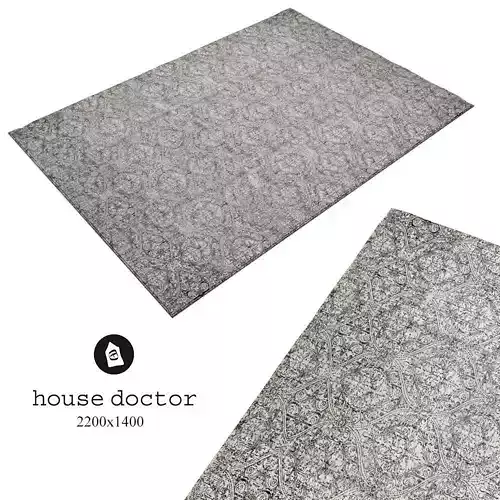 Carpet HouseDoctor chodnik tkany flower
