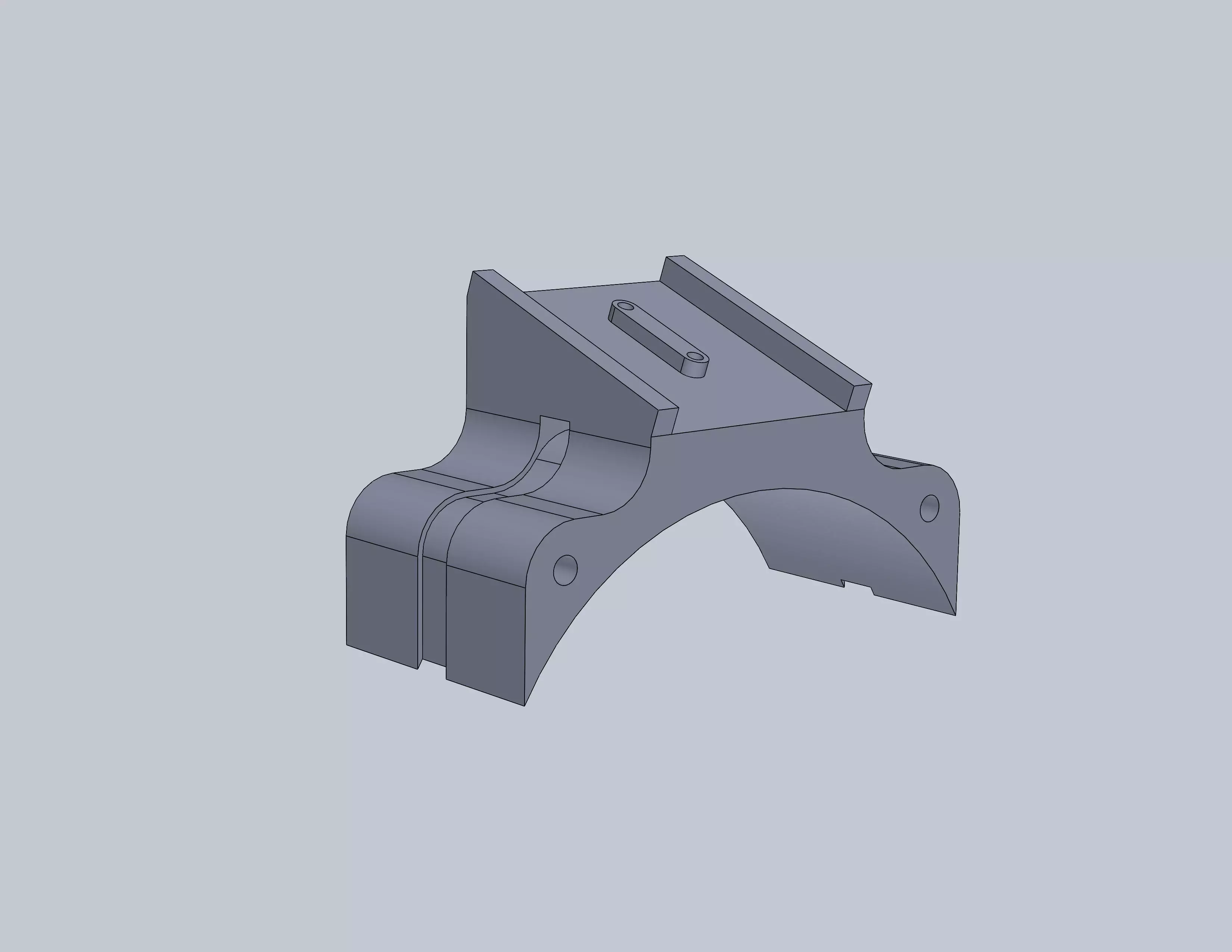 Fiber optic spool retainer for FPV 3D print model_2