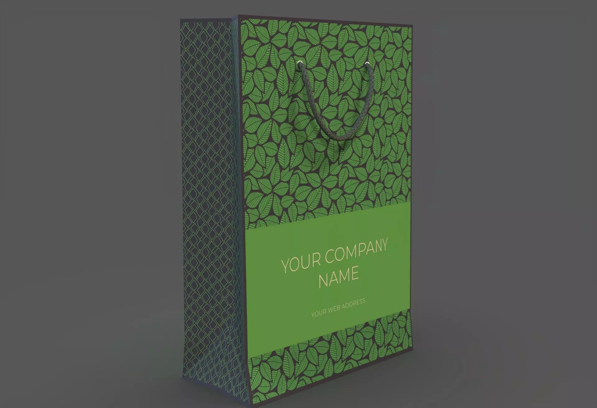 Shopping bag  3D model_0