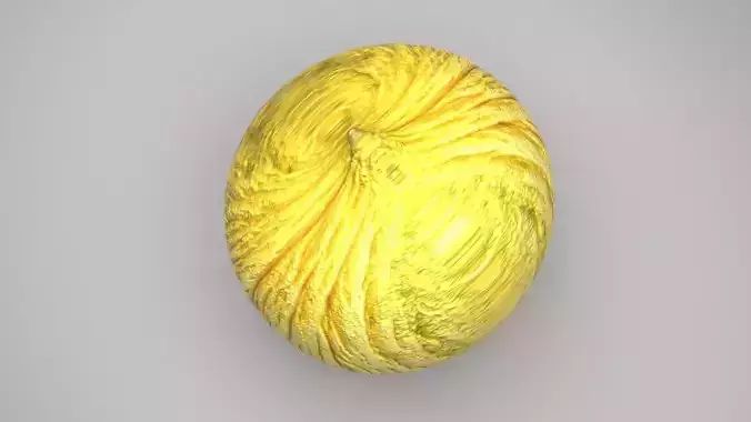 Casaba Melon 3D model 2
