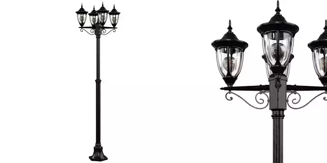 Vintage Quad Lantern 01