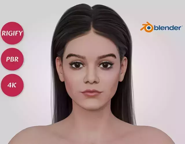 Rachel Zegler - Celebrity Actress Cute Girl - Long Straight Hair