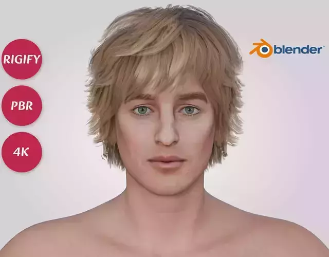 Owen Wilson - Celebrity Actor - Messy Textured Crop Hair