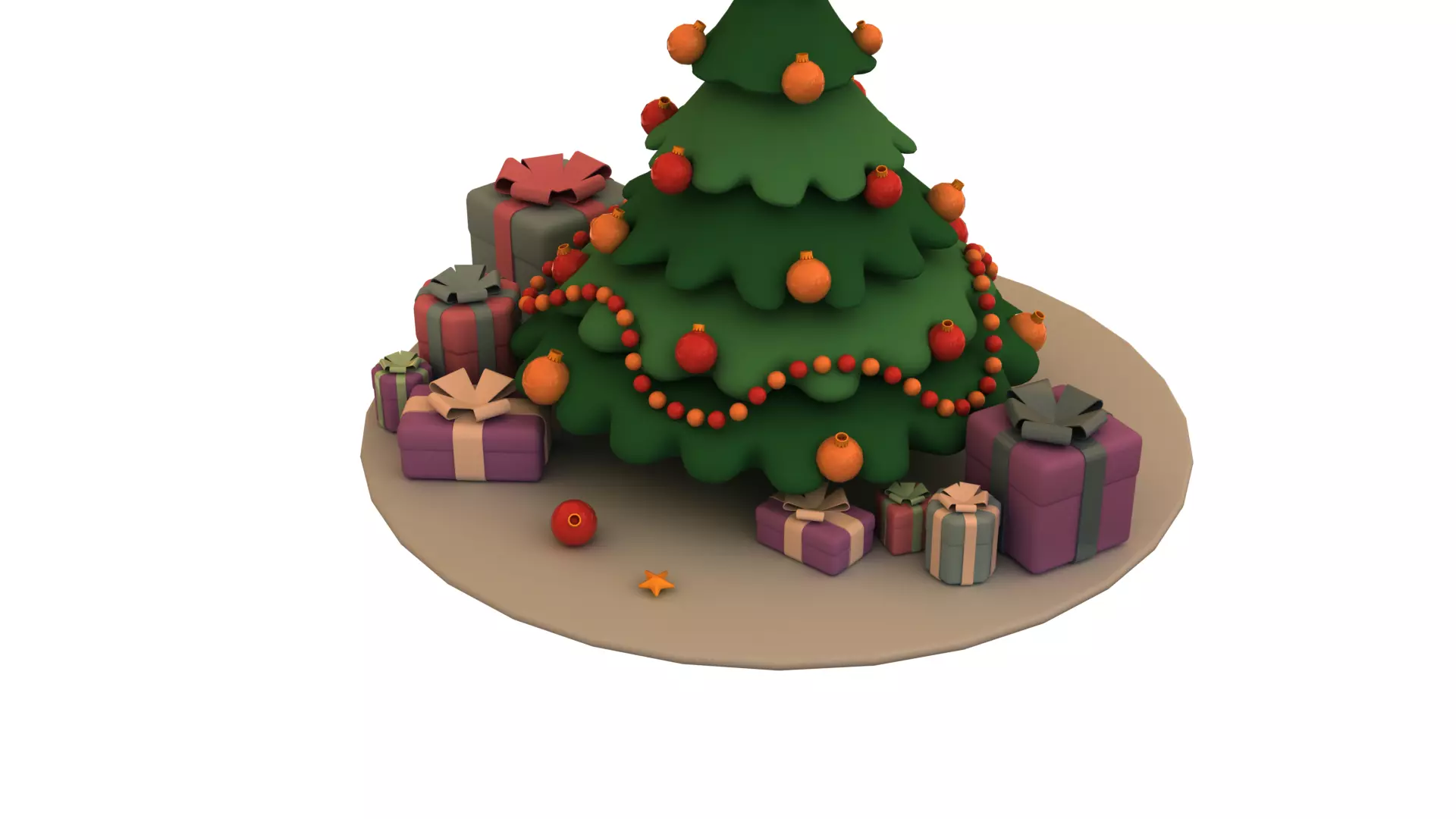 chirismas 3D model_3