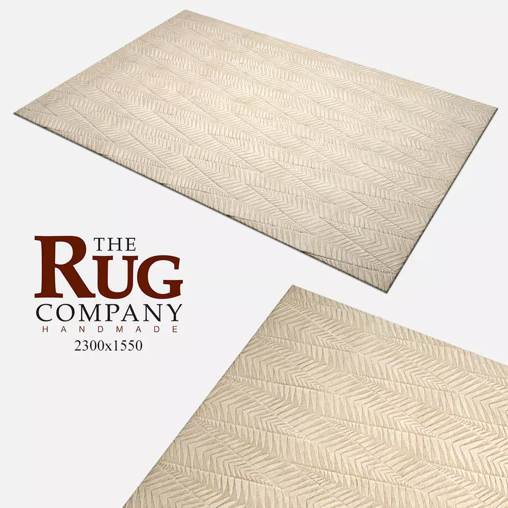 Carpet dc crosland zebra-pale 3D model_0