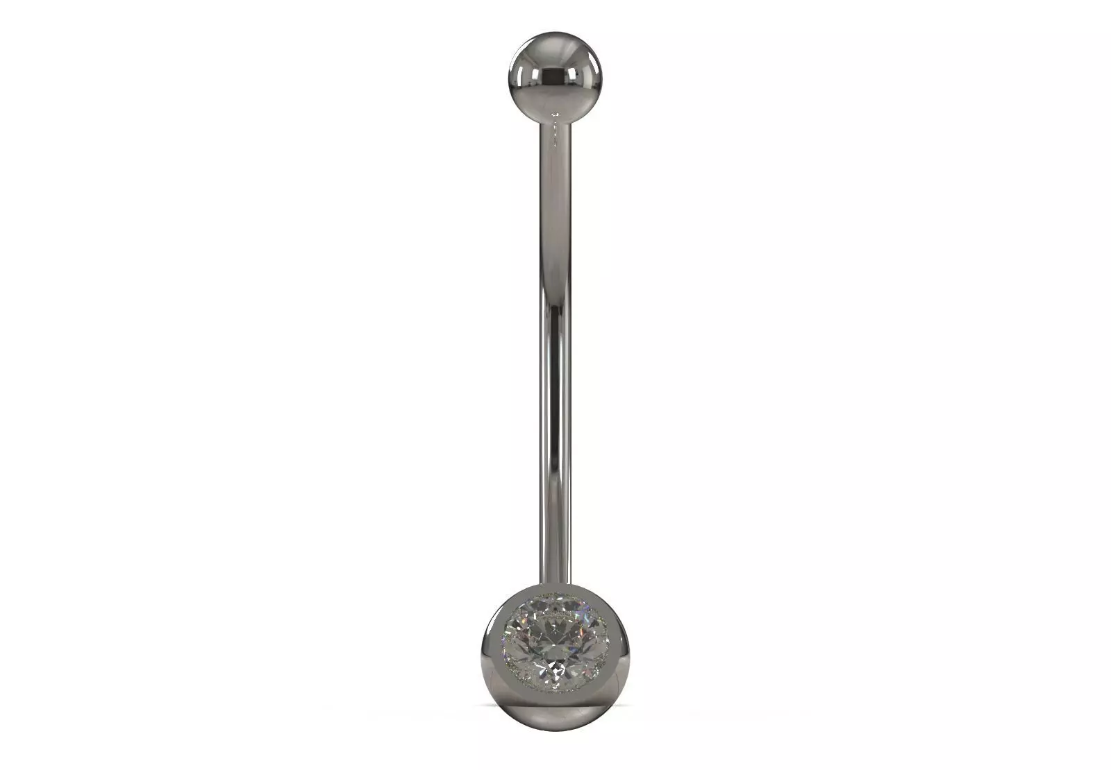 Luxurious and Fantasy Sparkle Navel STL 3D Piercing model p0003 3D print model_2