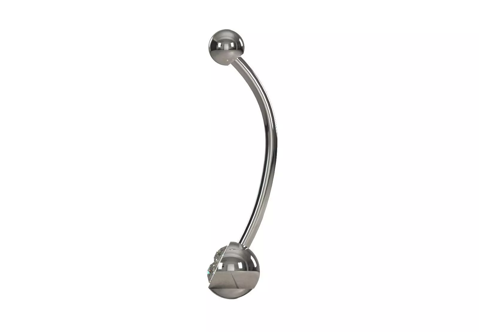 Luxurious and Fantasy Sparkle Navel STL 3D Piercing model p0003 3D print model_1