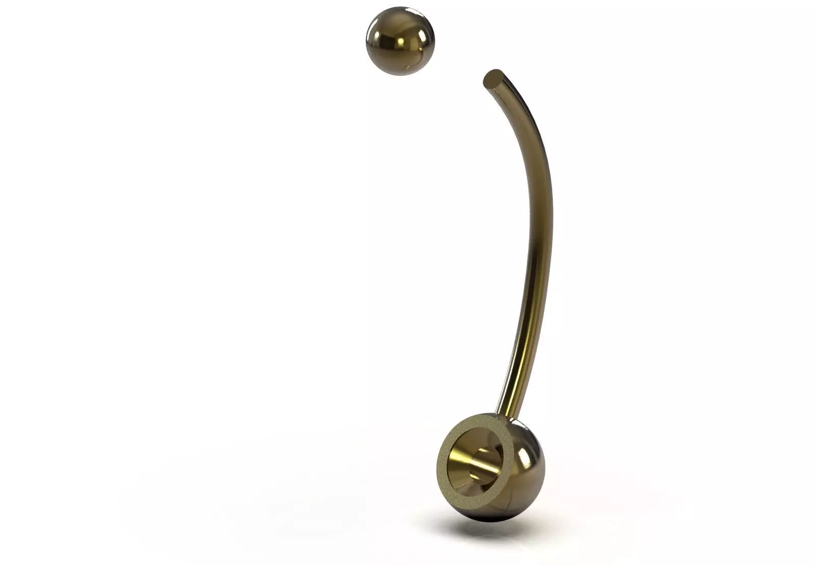 Luxurious and Fantasy Sparkle Navel STL 3D Piercing model p0003 3D print model_11