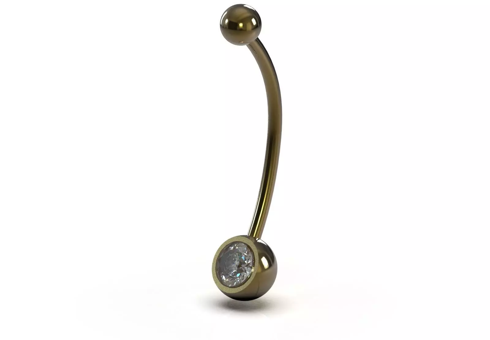 Luxurious and Fantasy Sparkle Navel STL 3D Piercing model p0003 3D print model_10