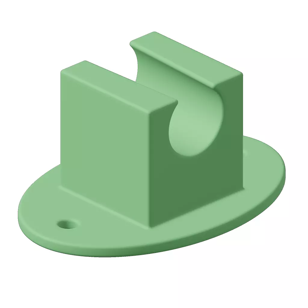 Plastic Bath Faucet Holder 3D model_2