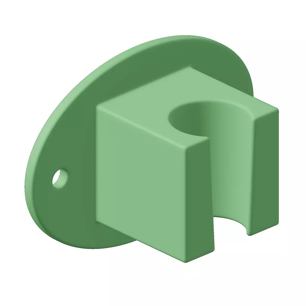 Plastic Bath Faucet Holder 3D model_1