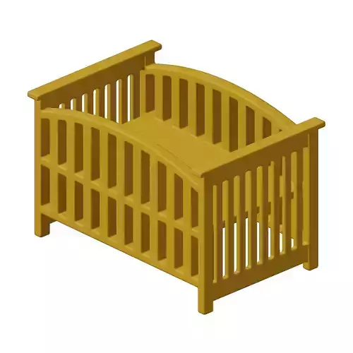 Plastic Baby Crib Toy