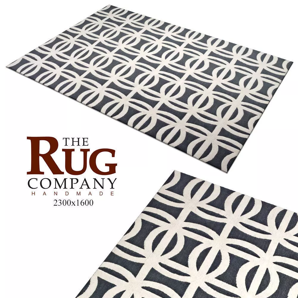 Carpet suzanne-sharp-sellarsbrook-blue-rug 3D model_0