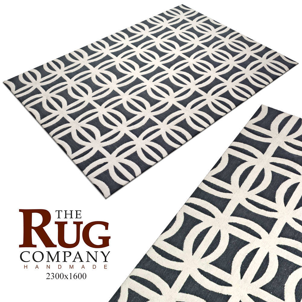 Carpet suzanne-sharp-sellarsbrook-blue-rug 3D model_1