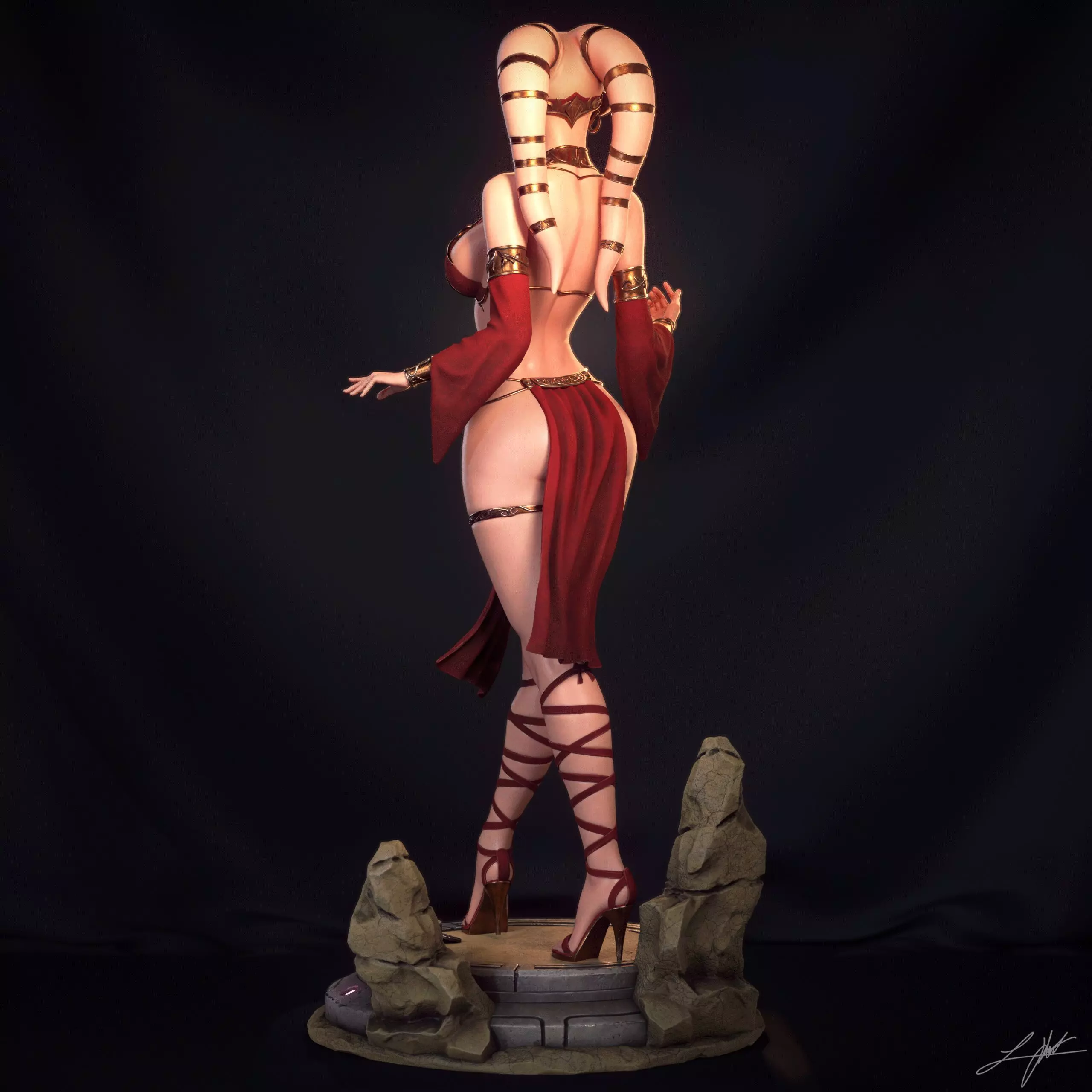 Twilek Hostess 3D print model_5
