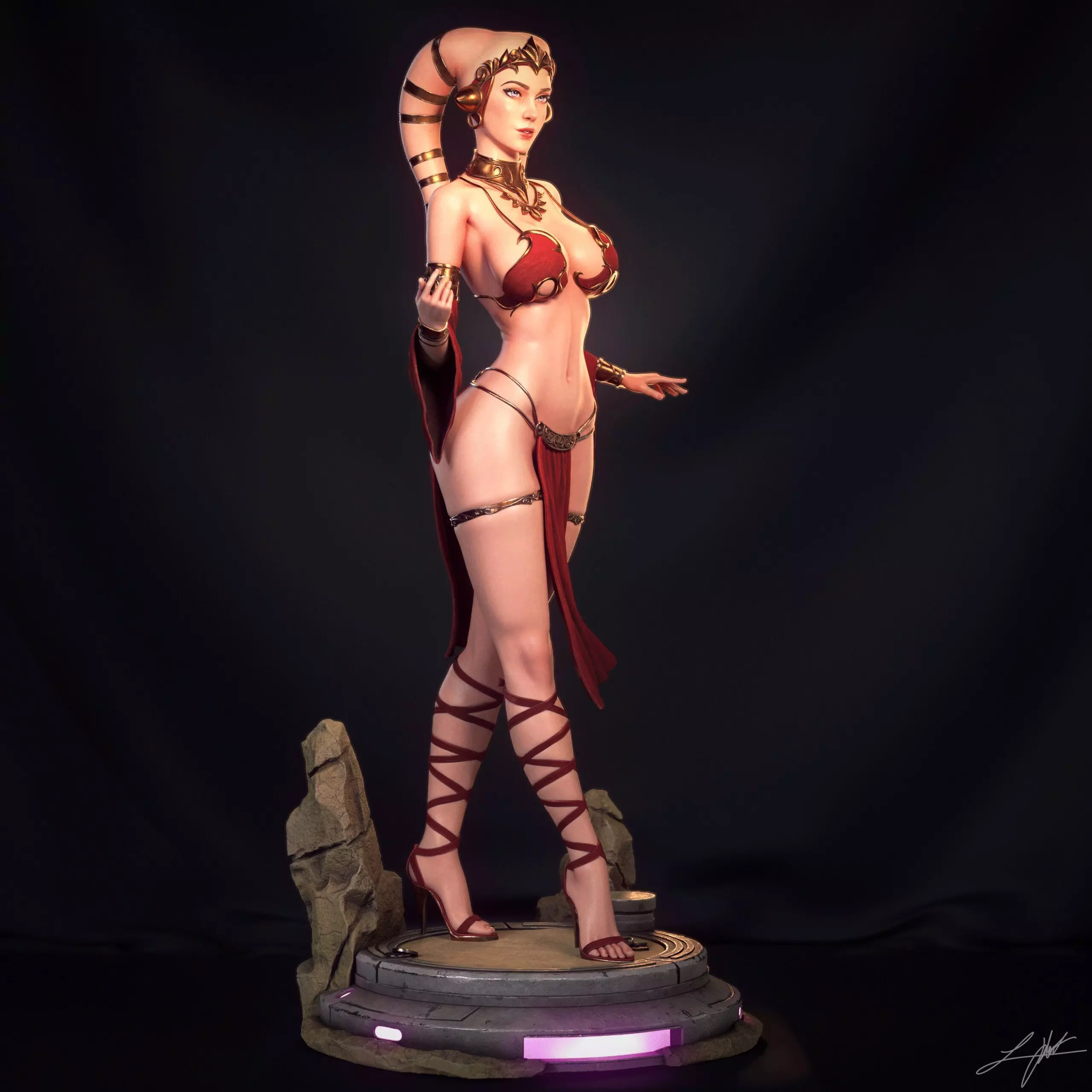Twilek Hostess 3D print model_7
