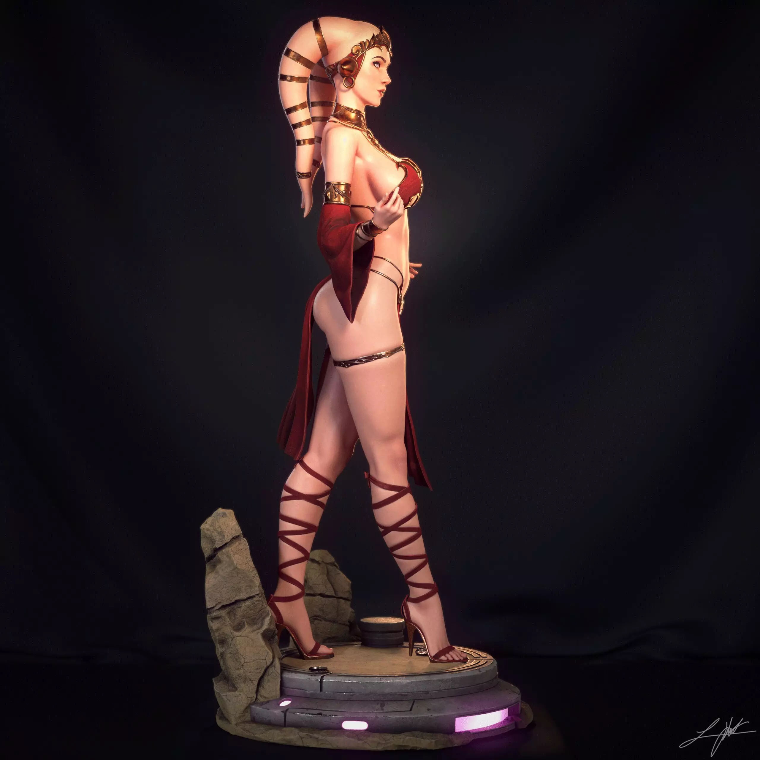 Twilek Hostess 3D print model_4