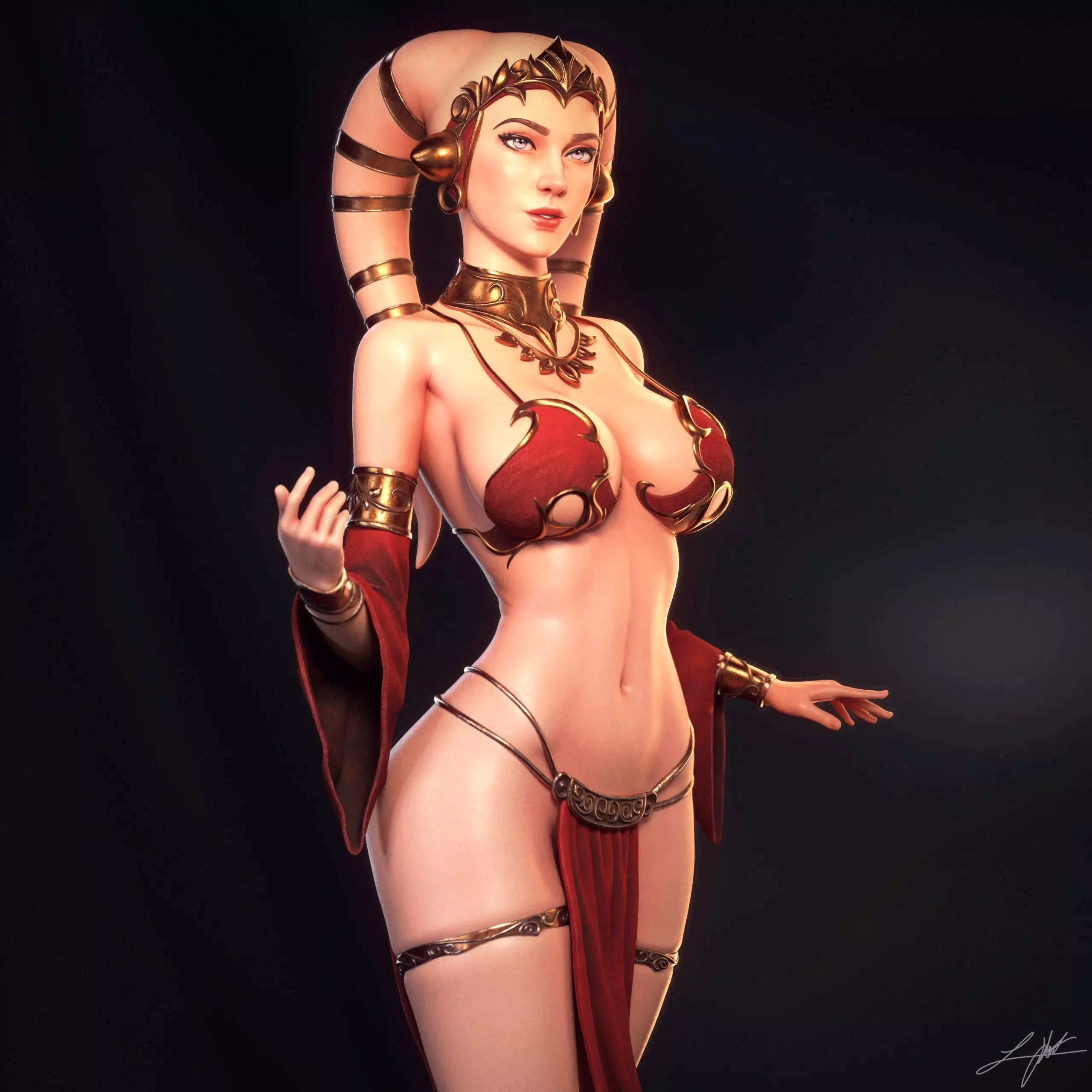 Twilek Hostess 3D print model_8