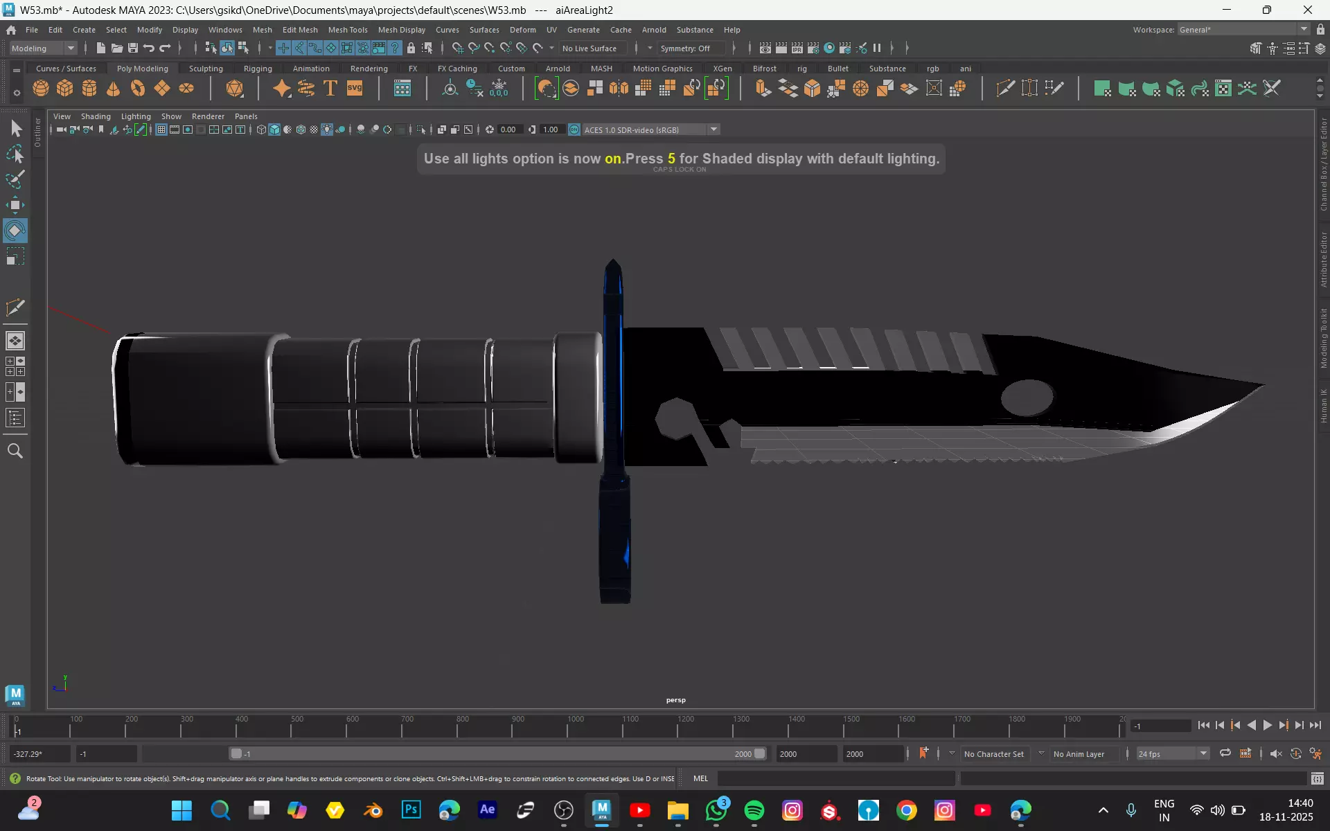 DAGGER-INTERSTELLAR ICICILE Low-poly 3D model_4