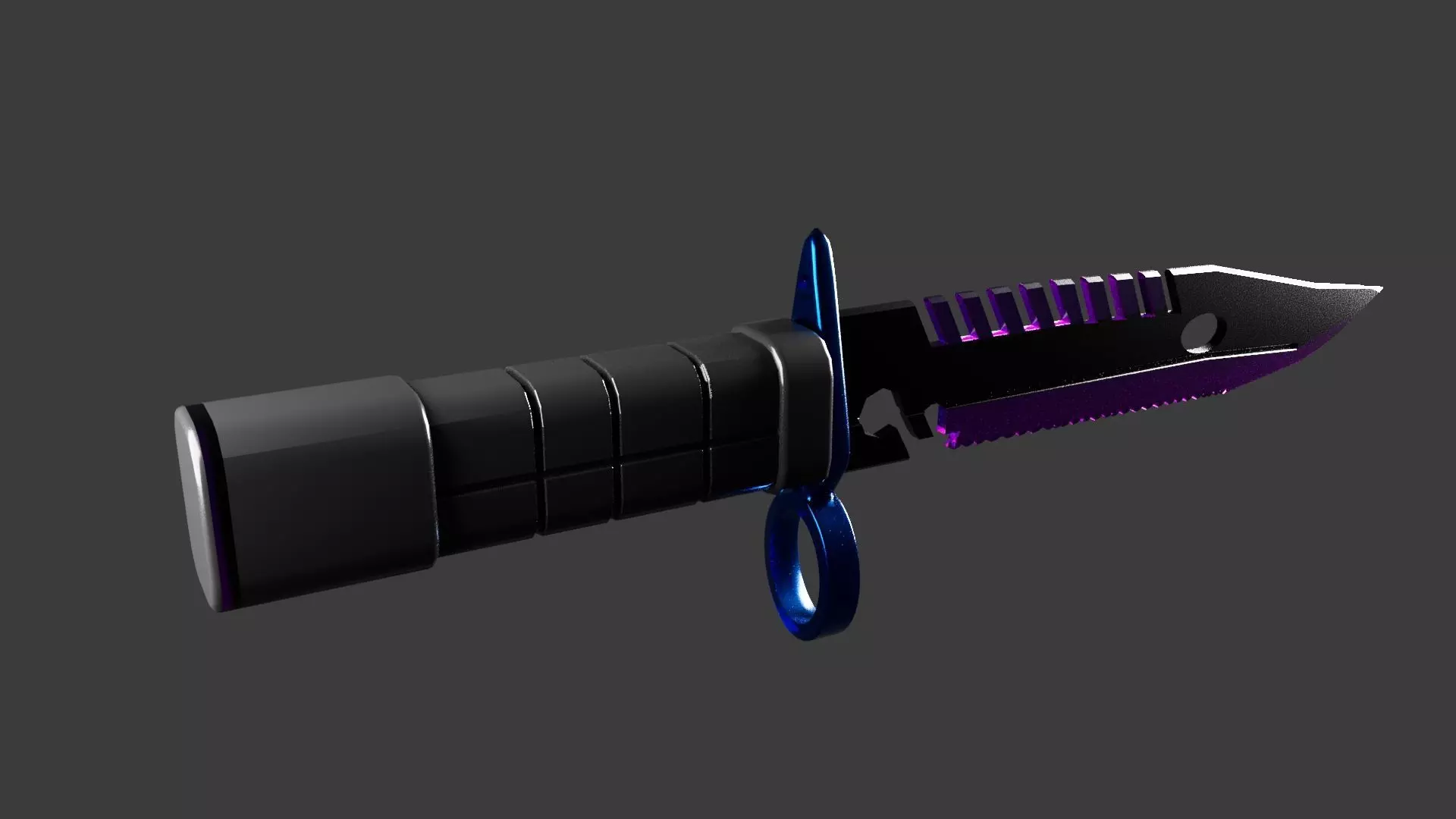 DAGGER-INTERSTELLAR ICICILE Low-poly 3D model_1
