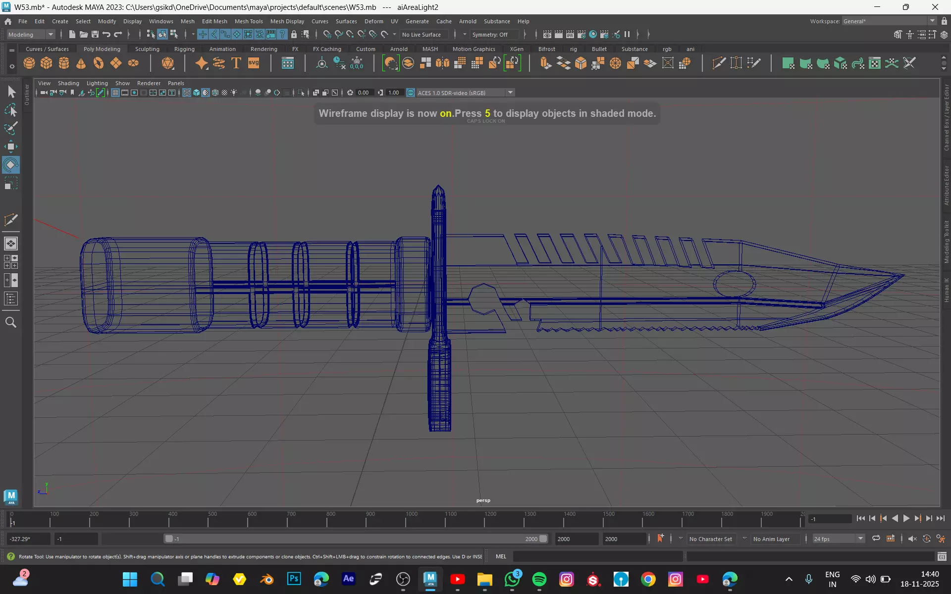 DAGGER-INTERSTELLAR ICICILE Low-poly 3D model_7