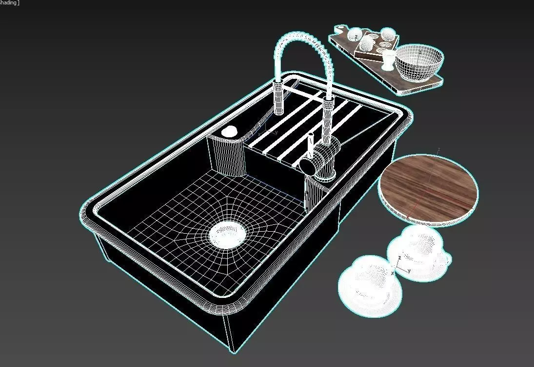 Anthracite Kitchen 3D model 3D model_14