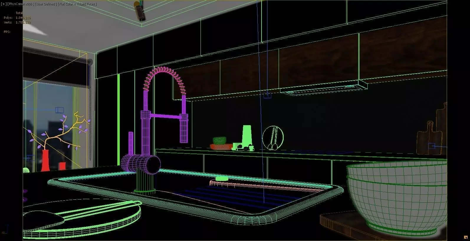 Anthracite Kitchen 3D model 3D model_10