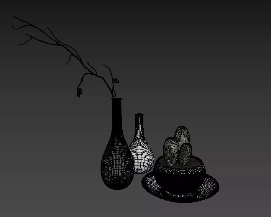 Anthracite Kitchen 3D model 3D model_11